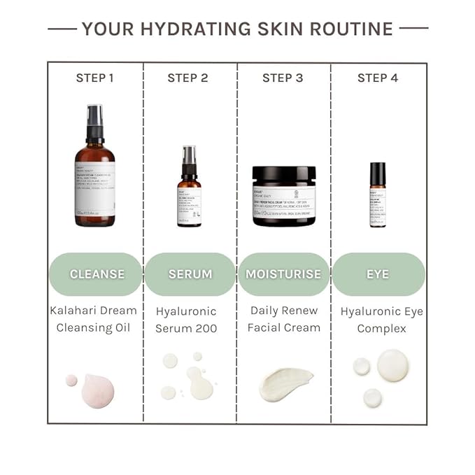 Evolve Organic Beauty - Natural Hyaluronic Eye Complex | Small-Batch, Vegan Clean Beauty (0.3 fl oz | 10 mL) Packaging May Vary