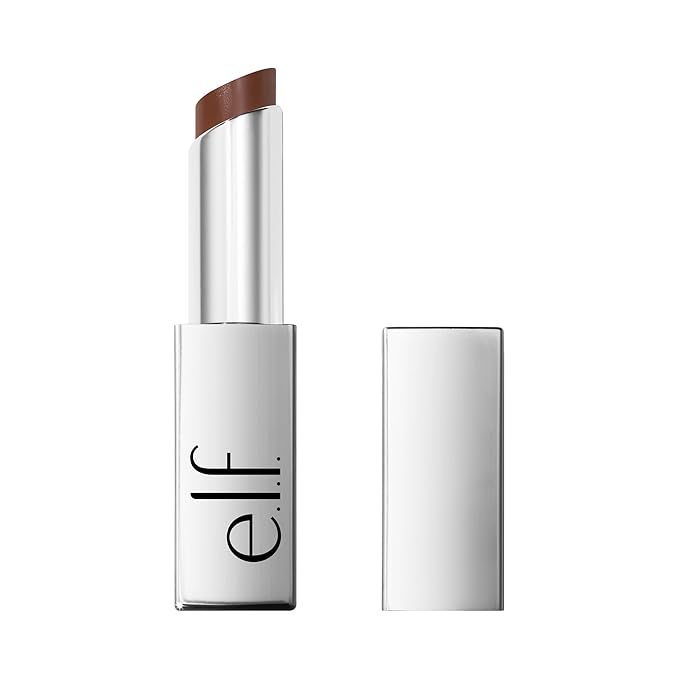 e.l.f. Glow Reviver Slipstick, Tinted Lip Oil Stick, Non-Sticky & Hydrating For A Soft-Shine Finish, Vegan & Cruelty-Free, Truffle-maker