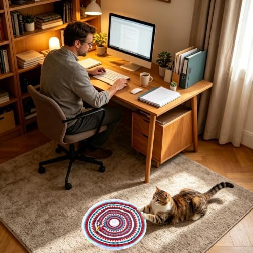 Cat Interactive Toys, Rechargeable Smart Kitten Training Game, Automatic