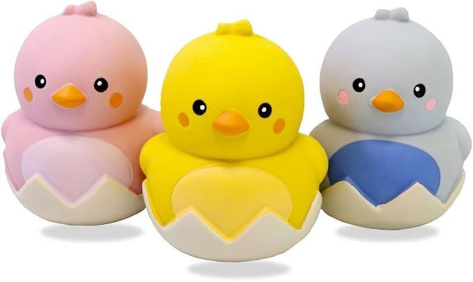Latex Dog Squeaky Toys Rubber Duck Dog Toy Easter Dog Toys for Small Dogs (3pack)
