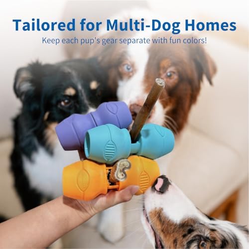 Chewise Bully Stick Holder for Dogs, Metal Teeth Dog Chew Holder