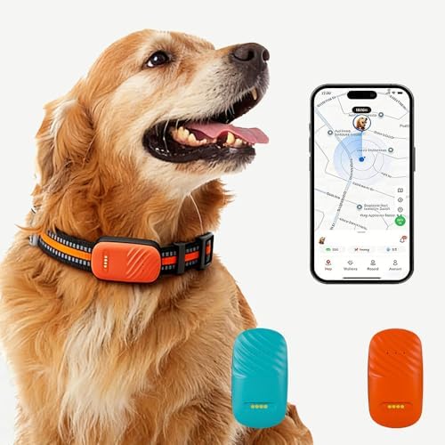 Smart Dog GPS Tracker/Live Pet Tracker with GPS/AGPS/Wi-Fi Tracking Virtual Fence Alert, Remote Voice Monitor, History Route, Waterproof, Keep Your Dog Safely Contained Outdoors (Green)