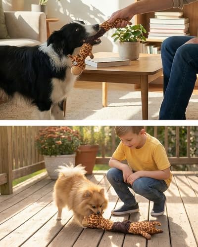 3-in-1 Squeaky Dog Toys for Chewers, for Small Medium Breed