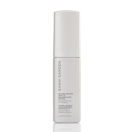 SHANI DARDEN SKIN CARE Retinol Reform with 1% Encapsulated Retinol Serum for Face & Neck, Gentle Slow-Release Retinol Face Serum with Tripeptide for Wrinkles, Fine Lines & Uneven Tone, 0.3 fl oz