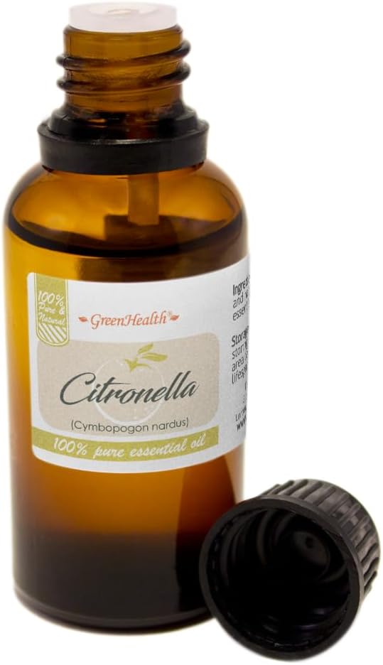 Citronella Essential Oil - 1 fl oz (100% Pure & Uncut) - GreenHealth