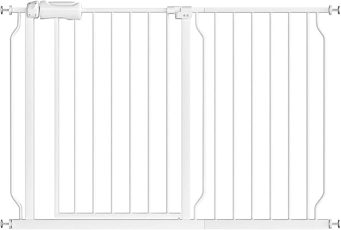Fairy Baby 43.5-48 Inch Extra Wide Easy Step Safety Gates for Doorways
