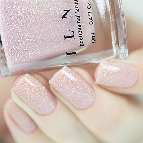 ILNP Sandy Baby - Peach Beige Holographic Sheer Jelly Nail Polish