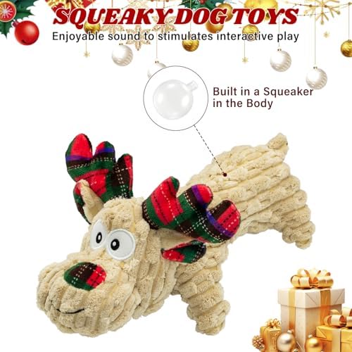 Dog Toys Squeaky Interactive Deer Shape Toy