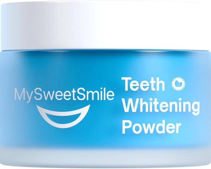 MySweetSmile Teeth Whitening Powder – 6 Month Supply – Removes Years of Coffee, Tea, Smoking & Ageing Stains – Dentist-Approved & Enamel-Safe – IndyBest Award-Winning Whitener – Fresh Mint Flavour