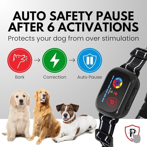 Dog Bark Collar for Small Medium Large Dogs with Dog Whistle 8–120lbs, Dual-Trigger Smart Anti Bark Collar Sound & Vibration Detection, 5 Training Modes, 5 Sensitivity Levels, IPX7 Waterproof