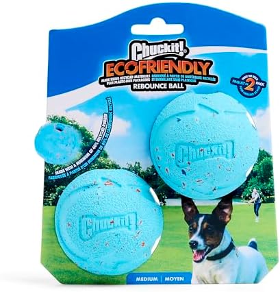 Chuckit! Rebounce Ball Dog Toy, Medium 2.5 Inch, for Dogs 20-60 lbs, Blue