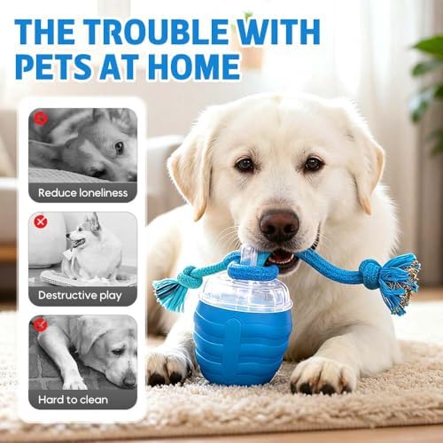 Interactive Dog Toys, 2026 Upgraded Motion Activated Squeaky Cat Balls, 360° Smart Automatic Rolling Moving for Bored Pet Cats Dogs, Interactive Dog Balls (Dark Orange)