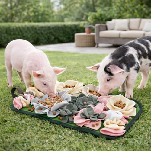 HIHITE Pig Enrichment Toys, Mini Pig Foraging Mat