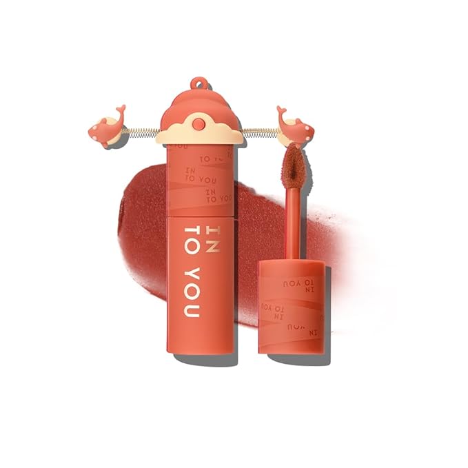 INTO YOU Matte Lipstick, Long Lasting Red Lip Stick for Women, Multi-Purpose for Lips and Cheek, Non-Fade, Makeup, Regal Red for Prosperity & Lucky, EM01.L