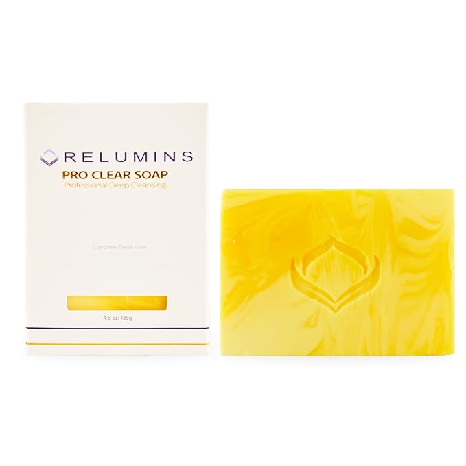 Relumins Authentic Professional Clear Soap with Calamansi & Salicylic Acid - 135g x 3 Bars