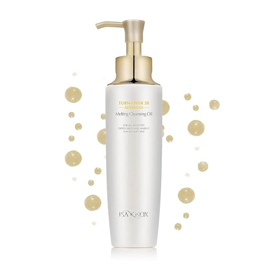 Isa Knox Turnover 28 Advanced (Cleansing Oil, 6.1fl oz) - Makeup Remover Cleansing Oil without Residue by LG Beauty. Gently Melt & Remove Impurities and Heavy Makeup.