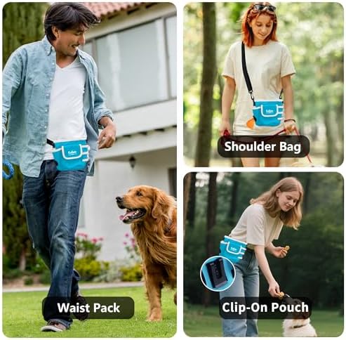 Dog Treat Pouch with Magnetic Closure for Pet Training