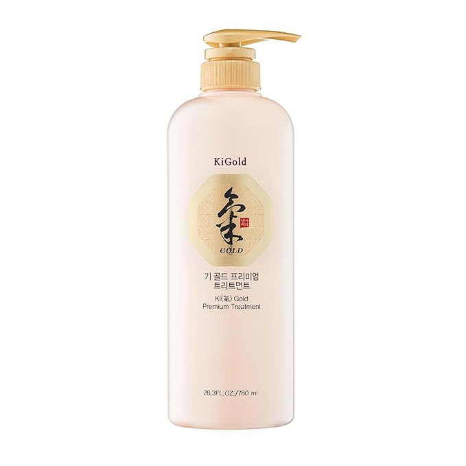 Daeng Gi Meo Ri - Ki Gold - Premium Shampoo + Treatment Set for Hair Loss, Thin Hair, Gray Hair Prevention and Treatment, Medicinal Herbal Shampoo, All Natural, Korea's No. 1 Hair Brand