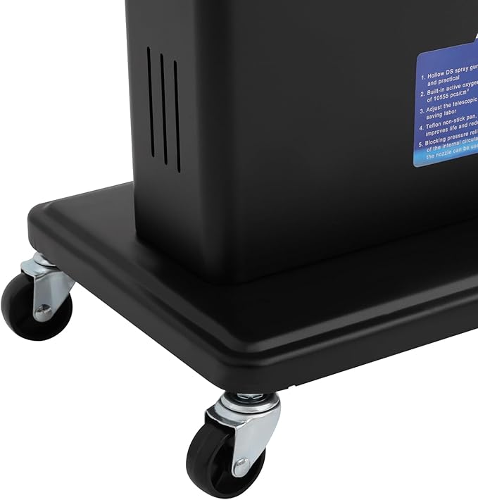 Nano Hair Steamer, 3-in-1 Professional Nanoscale Spray for Hair Care Hair Repair, 1300W Nano Mist Hair Steamer for Deep Conditioning with Bottom Wheels and Smart Touch Control