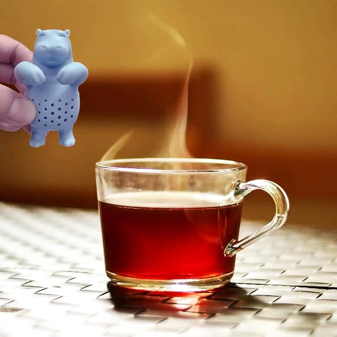 2 pcs silicone Tea Infuser, loose tea strainer | Cute tea infuser gift set for loose leaf tea, reusable tea infuser is ideal gift for tea lovers