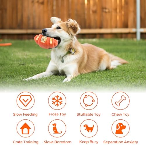 4 in 1 Dog Toys for Aggressive Chewers - Interactive Dog Toys