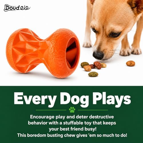 Treat Dispensing Dog Toy, Durable Puzzle Toy for Medium & Large Dogs