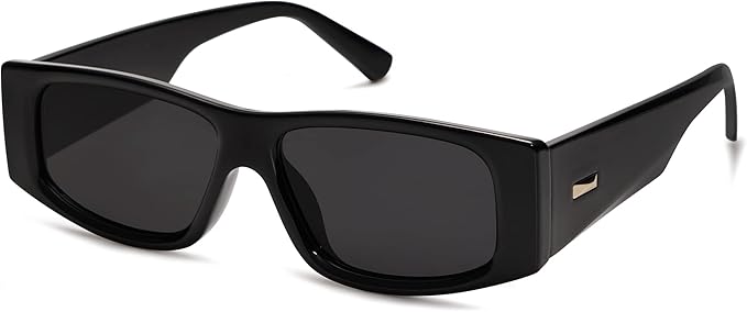 SOJOS Trendy Y2K Rectangle Polarized Sunglasses for Women Men Fashion Designer Rave Sunglasses SJ2228