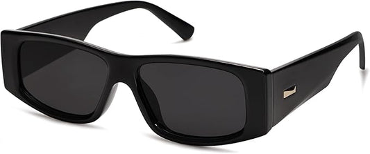 SOJOS Trendy Y2K Rectangle Polarized Sunglasses for Women Men Fashion Designer Rave Sunglasses SJ2228