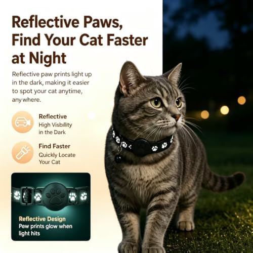 Waterproof Smart Location Pet Tag Collar Cats