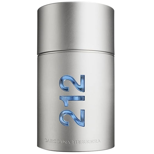 Carolina Herrera 212 Men Fragrance For Men - Timeless Scent - Warm Sandalwood - Fresh Notes - Beautifully Bright Fragrance - Energetic Green With Sensual Peppery Spices - Edt Spray - 1.7 Oz