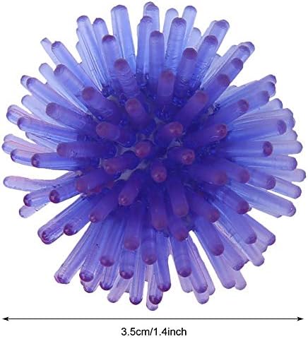 Zerodis 10 Pcs Cat Colorful Ball Toys,Portable Catch Playing Toys Thorn Pet Kitten Exerciser Interactive Balls