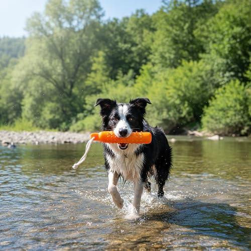 Dog Water Toys, 2 Pack Floating Bumper Fetch Toy Dummy