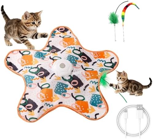 Hide and Seek Interactive Cat Toys, Puzzle Motion Activated for Indoor Cats