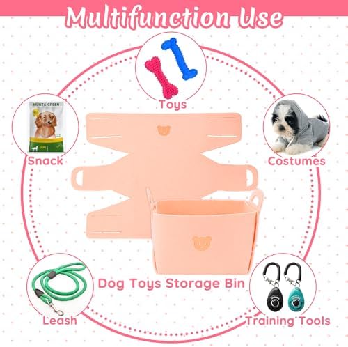 12 Pack Puppy Toys for Teething, Small & Medium Dogs – Chew Toys, Rope Toys & Interactive Dog Toys Set with Storage Box for Training, Play & Boredom Relief