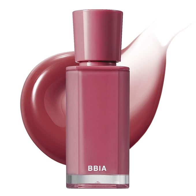 BBIA Glow Tint – Lip Plumping Volumizing Glossy & Glowy Lip Stain Naturally Moisturizing Comfortable Texture Lightweight Long-Lasting Vivid Color Non-Sticky Korean Makeup (27 DRY FIG, Pack of 1)