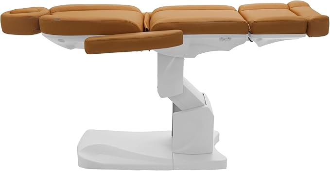 SKINACT Bellage Electric Treatment Table (Chair) 4 Electric Adjustable Motors (Camel)