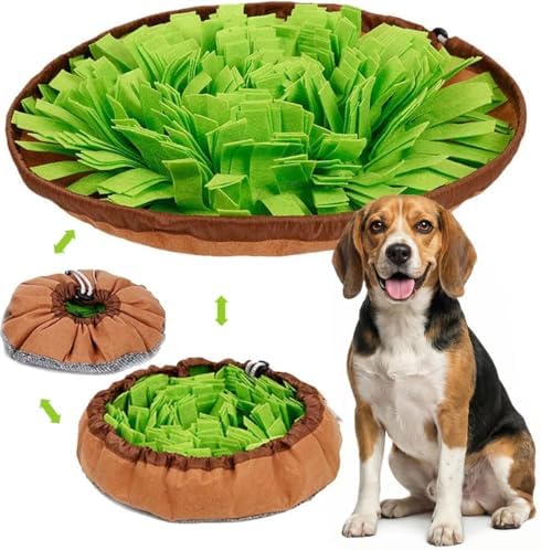 Casfuy Snuffle Mat for Dog Interactive Puzzle Dog Toy