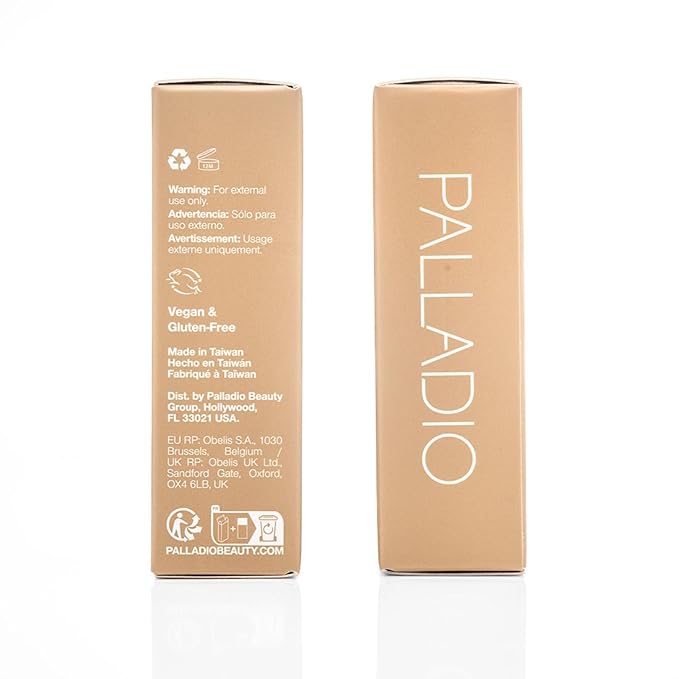 Palladio Skin Tint with Aloe, Niacinamide and Hyaluronic Acid, Sheer to Medium Coverage, Glowy Finish, Brightening and Blurring Lightweight Foundation Makeup (Medium Beige)