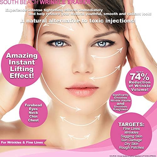 South Beach Salon Strength Anti-Aging Wrinkle Cream – Neck Firming & Skin Tightening Formula with Hydrating Care for Fine Lines, Sun-Exposed Areas & Mature Skin, 50ml