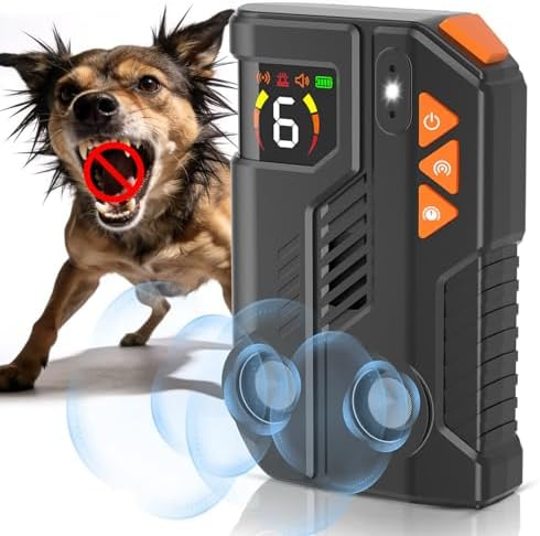 Anti Barking Device for Dogs with AI Detection IPX6 Rechargeable 6x3 Levels