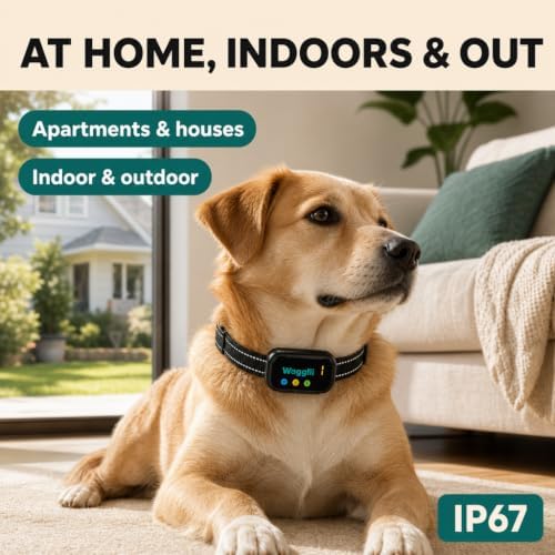Bark Collar for Dogs with Bark Counter, Rechargeable Anti Barking Collar