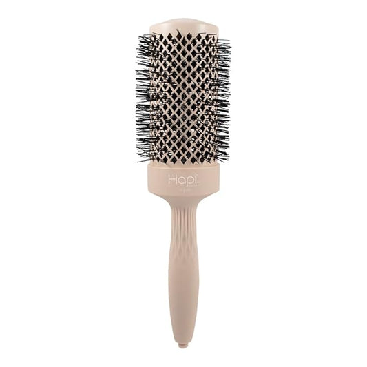 Cricket Hapi High Heat Harmony Thermal Brush - 2" Ceramic Barrel, Round Brush for Heat Styling with Hair Dryer, Mood-Friendly - Beige