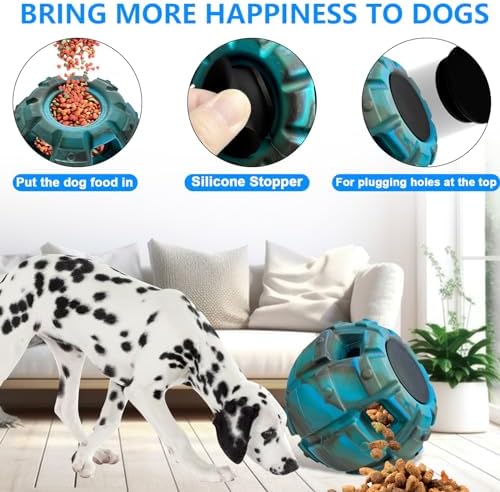 Yipetor Large Silicone Stopper for Dog Treat Toy for Moderate Chewers