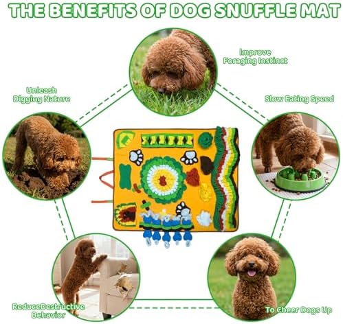 Snuffle Mat for Dogs, Enrichment Puzzle and Slow Feeder