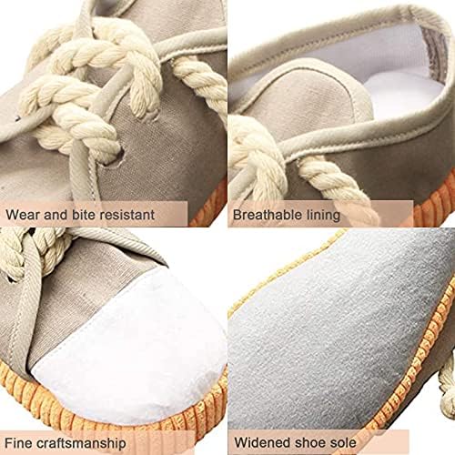 Dog Chew Toys,Creative Shoes Shape Squeaky Toy, Durable and Safe Dog Playing Toy Funny Shoes Sound Toy for Small and Medium Pets