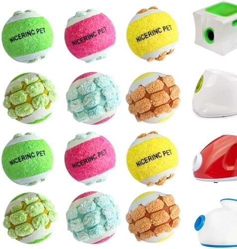 X-Small Dog Tennis Balls Dog Toys Ball 1.72" Pack of 12, Fit Ball Launchers