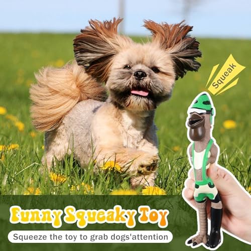Silipull 3 Pcs Squeaky Rubber Chicken Dog Toys Latex Chew Toys, Cosplay