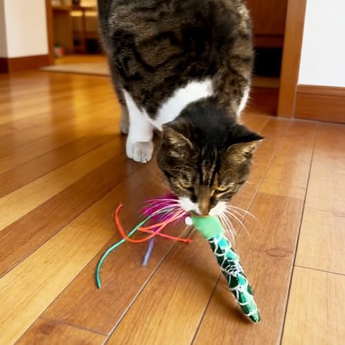 Catnip Cat Toys Fish, 3 Pack Catnip Crinkle Sound, Soft and Durable, Interactive Kitten Kicker for Indoor Cat Kitten Exercise
