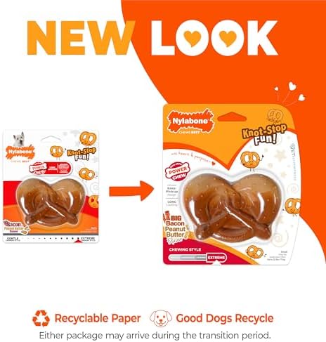 Nylabone Power Chew Pretzel Dog Chew Toy, Small
