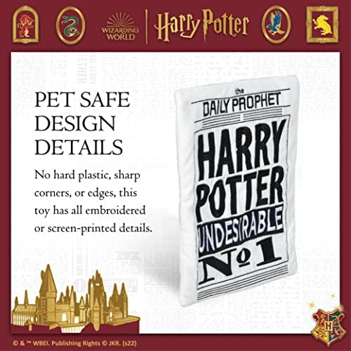 Harry Potter Daily Prophet Newspaper CrInchkle Dog Toy